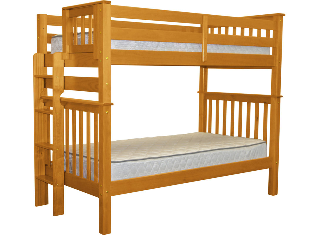 Bedz King Mission Tall Twin over Twin Bunk Bed & Reviews Wayfair